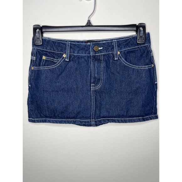 Urban Outfitters Dresses & Skirts - Urban Outfitters Skirt Mini Short Size Small Women Blue Solid Denim Cotton BDG